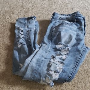 Holes everywhere jeans